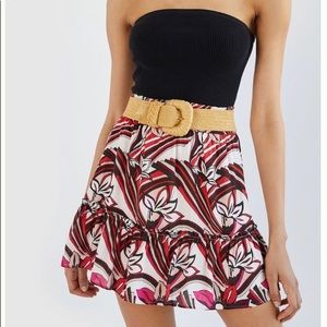 Anthropologie ❤️ Floral Mini Skirt ❤️